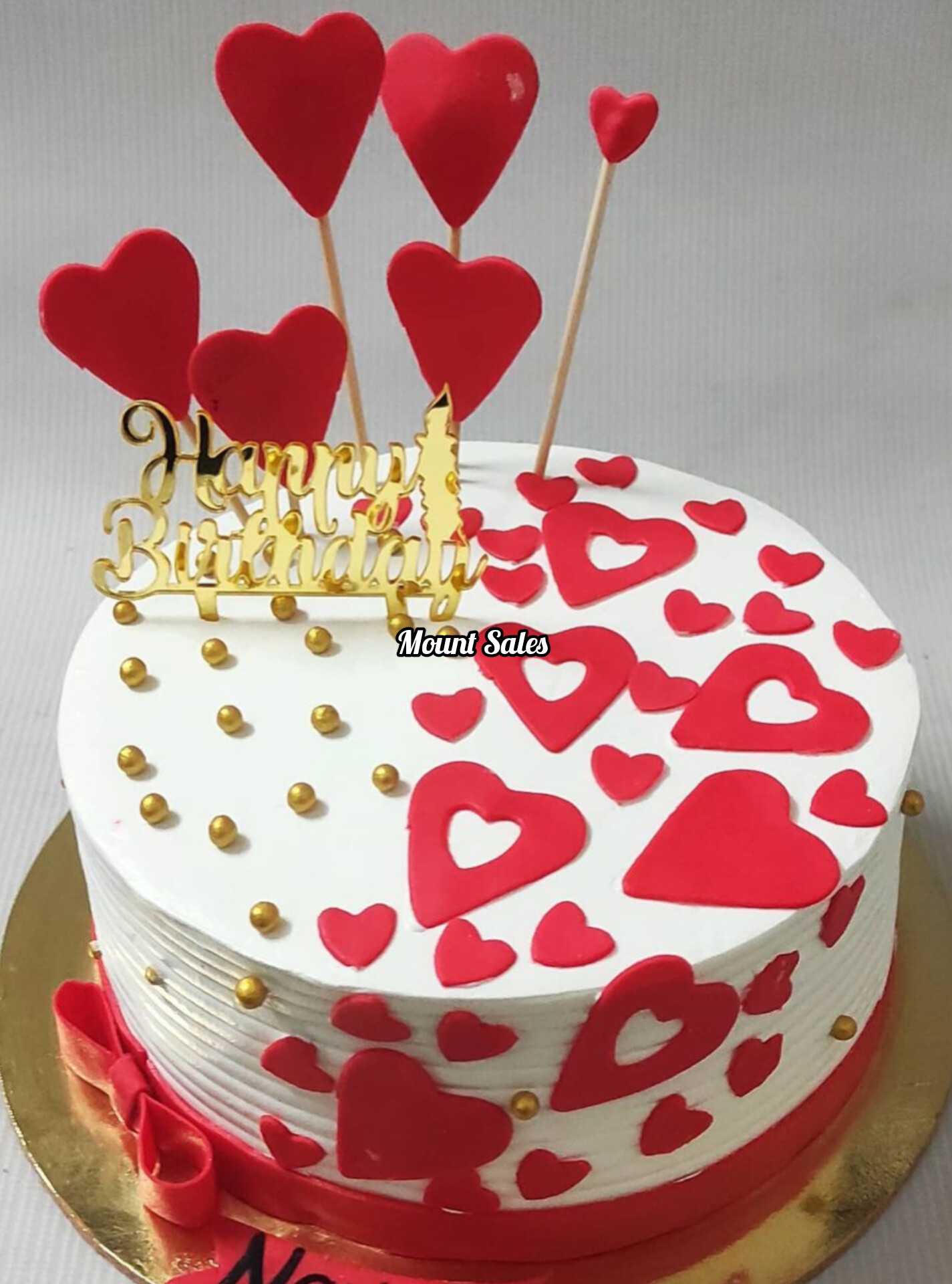 Premium RED N White Velvet Cake